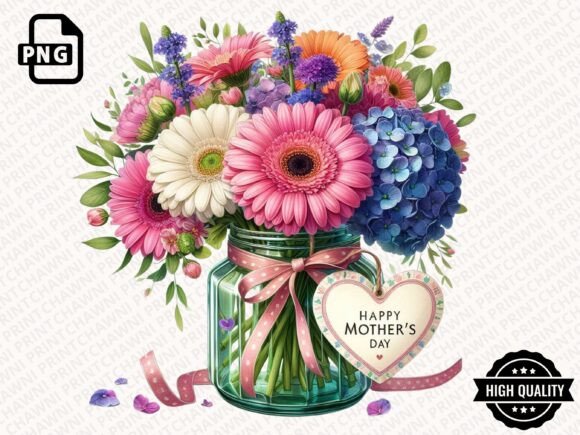 Download Mother's Day Floral Clipart PNG - Floral Collection