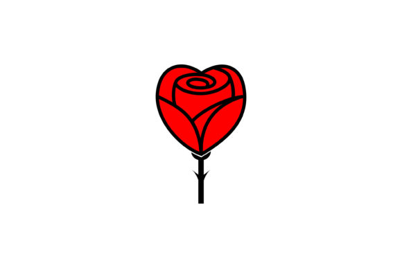 Download Red Rose Flower for Romantic Floral Logo - Floral Collection