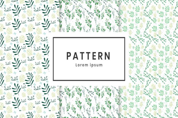 Download Green Plant Pattern - Green Collection