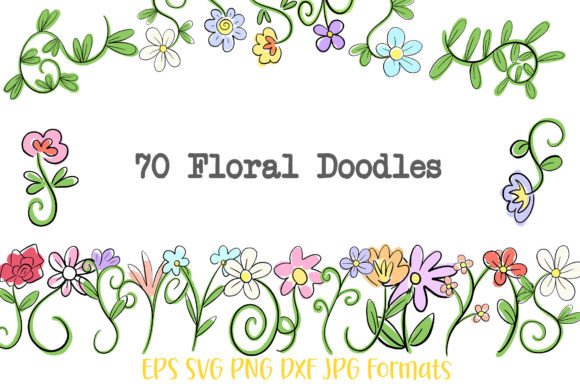Download 70 Floral Line Art Illustrations Flowers - Floral Collection