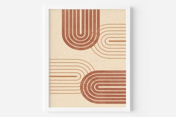 Download Modern Abstract Wall Art, Rainbow Arch - Modern Collection