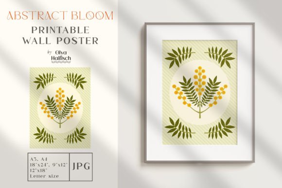 Download Spring Botanical Floral Printable Poster - Floral Collection