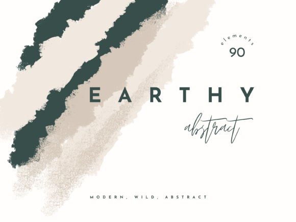 Download Earthy Modern Abstract Shapes - Modern Collection
