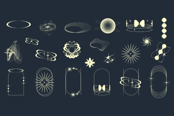 Download 22 Y2k Aesthetic Shape Modern Shape - Modern Collection