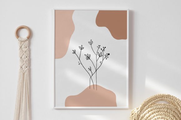 Download Printable Wall Art, Abstract Floral Wall - Floral Collection