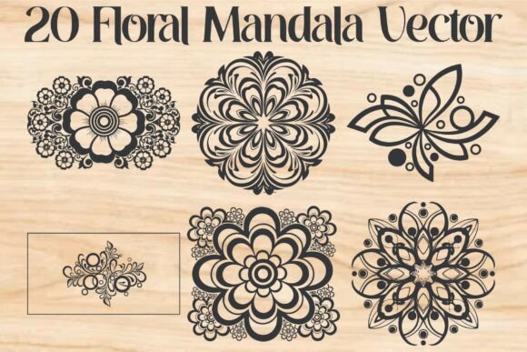Download Floral Mandala Vector - Floral Collection