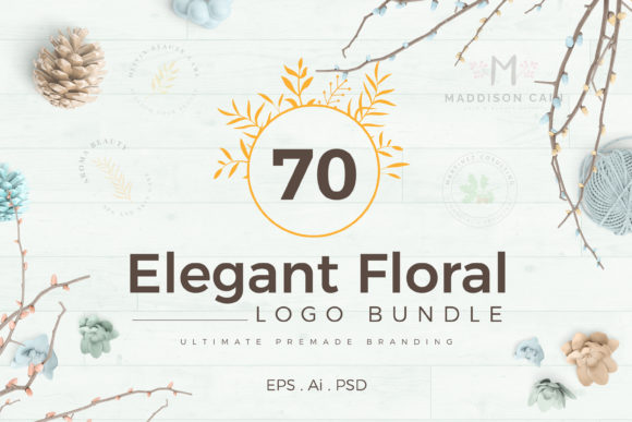 Download Elegant Floral Logo Bundle - Floral Collection
