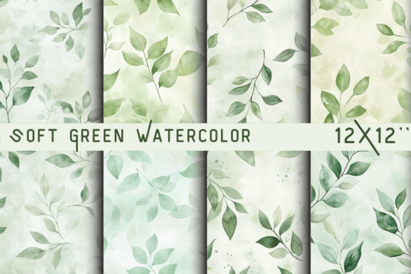Download Soft Green Watercolor Background - Green Collection