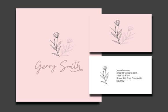 Download Floral Logo &amp; Business Card Templates - Floral Collection