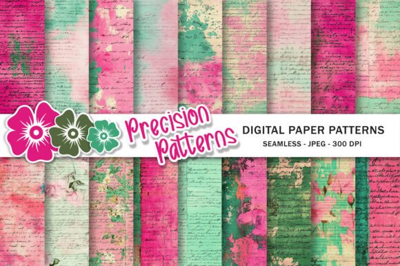 Download Handwriting Pink and Green Junk Journal - Green Collection