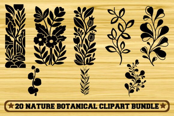 Download 20 Nature Botanical Clipart Bundle - Premium Bundle